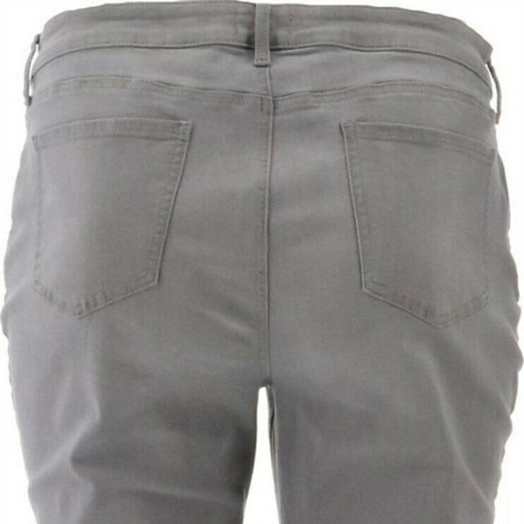 NWT NYDJ 5-POCKET BACK PETAL HEM GALE WASH CROP JEANS 4 - Picture 7 of 13